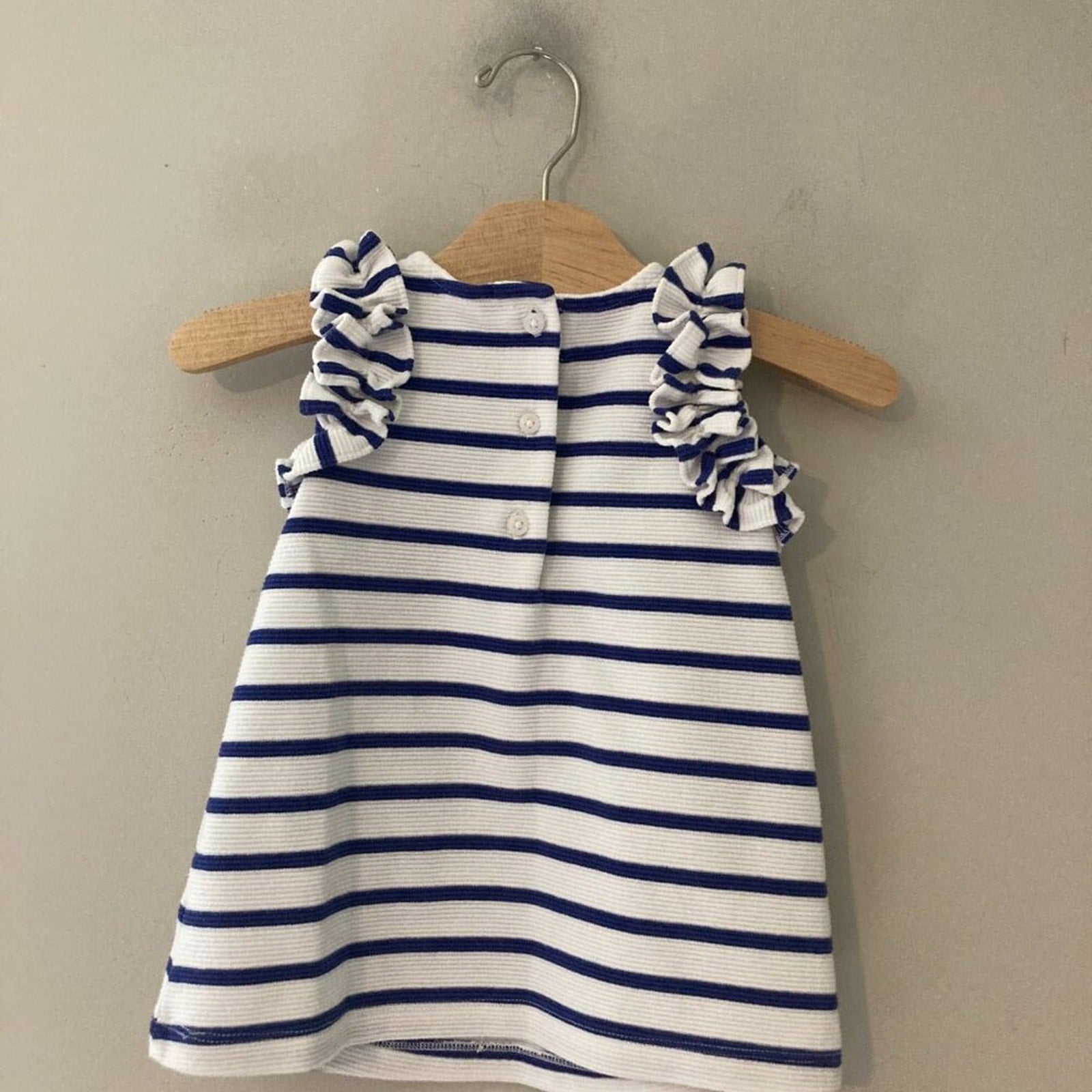 janie and jack girls' stripe‎ dress 12-18M