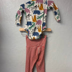 hanna andersson gender neutral animal print set 12-18M