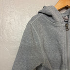 hanna andersson boys' gray hoodie 4Y