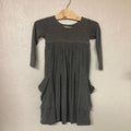 remie girl gray dress 4T