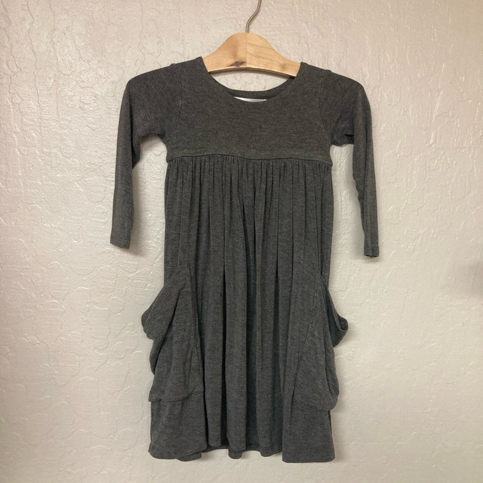 remie girl gray dress 4T