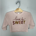 modern moments embroidered love sweater 12M