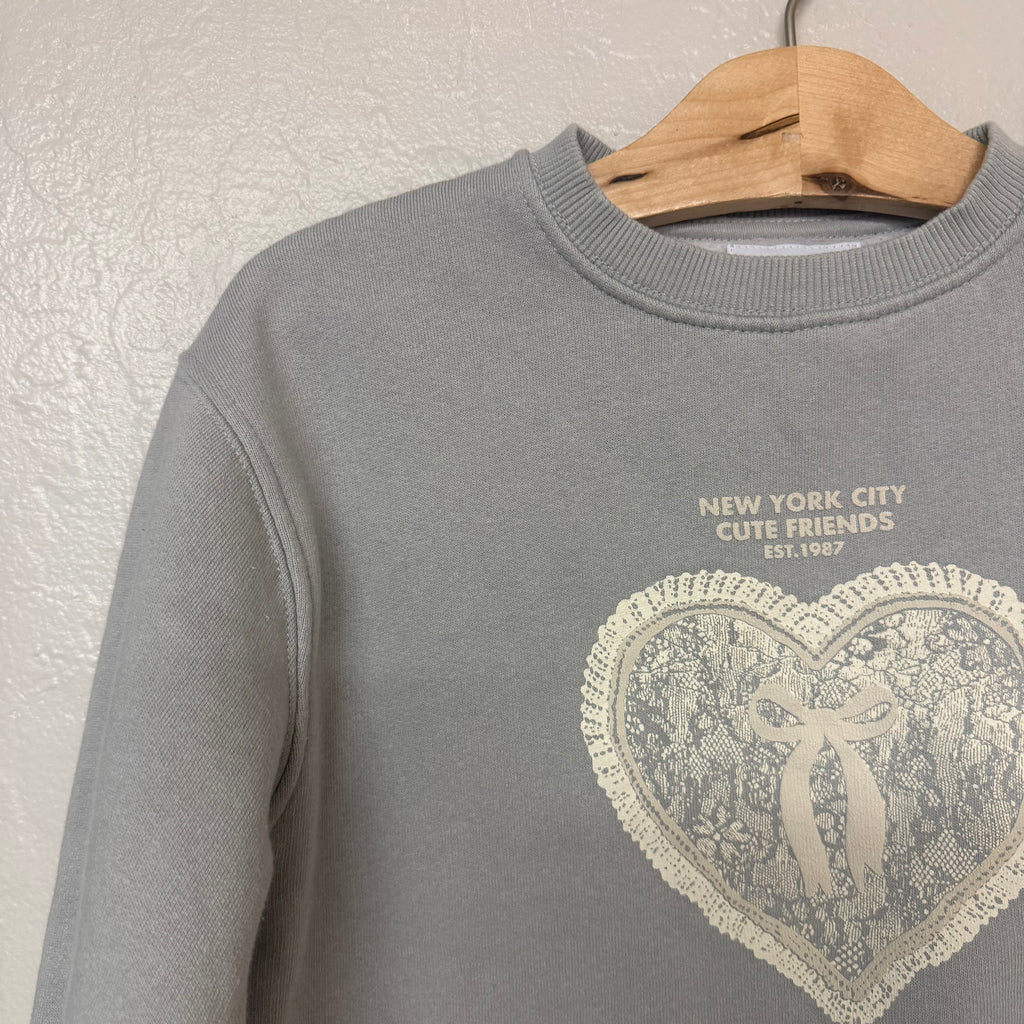 zara new york city sweatshirt 8-9Y