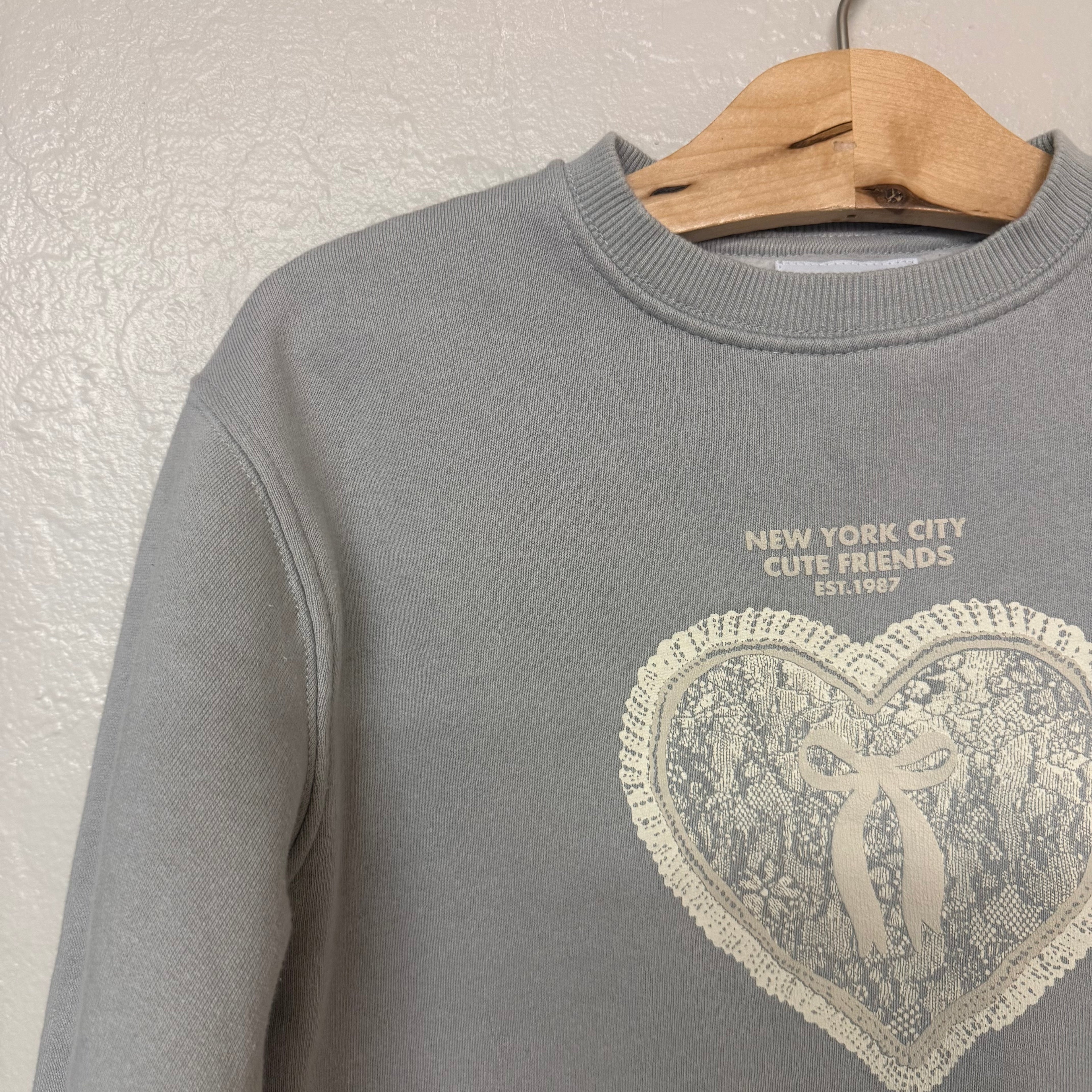 zara new york city sweatshirt 8-9Y