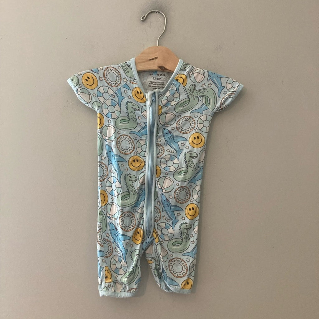 little one shop bamboo romper zippy 12-18M