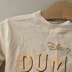 zara x disney cream dumbo tee 2-3Y