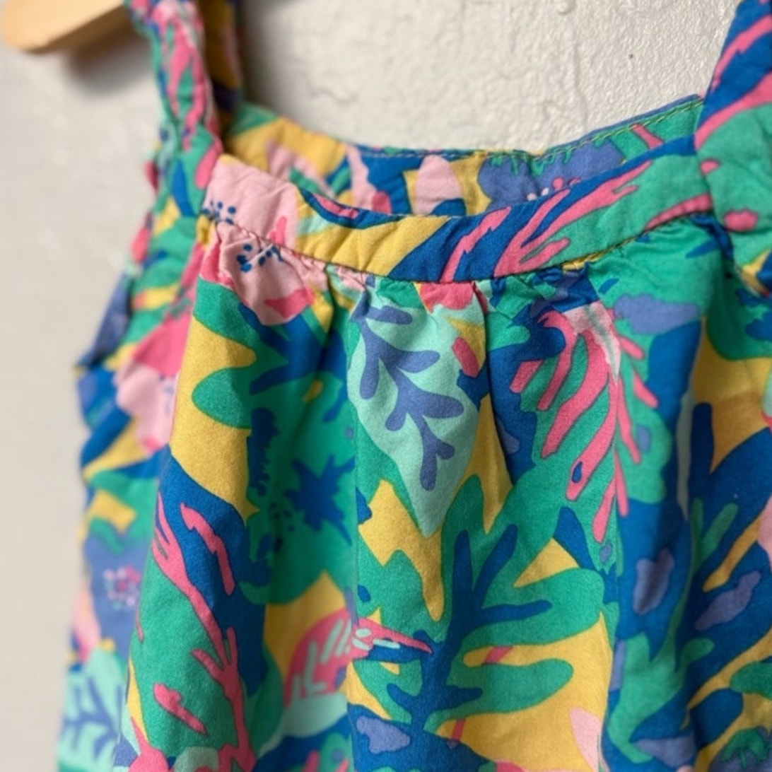 cat & jack floral top 4-5Y