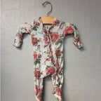 angel dear floral footie newborn