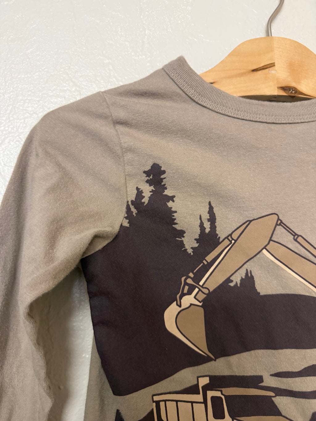 baby gap brown graphic tee 3Y