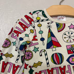 hanna andersson holiday cream dress 2T