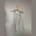 vignette white stripe dress 5Y