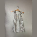 vignette white stripe dress 5Y