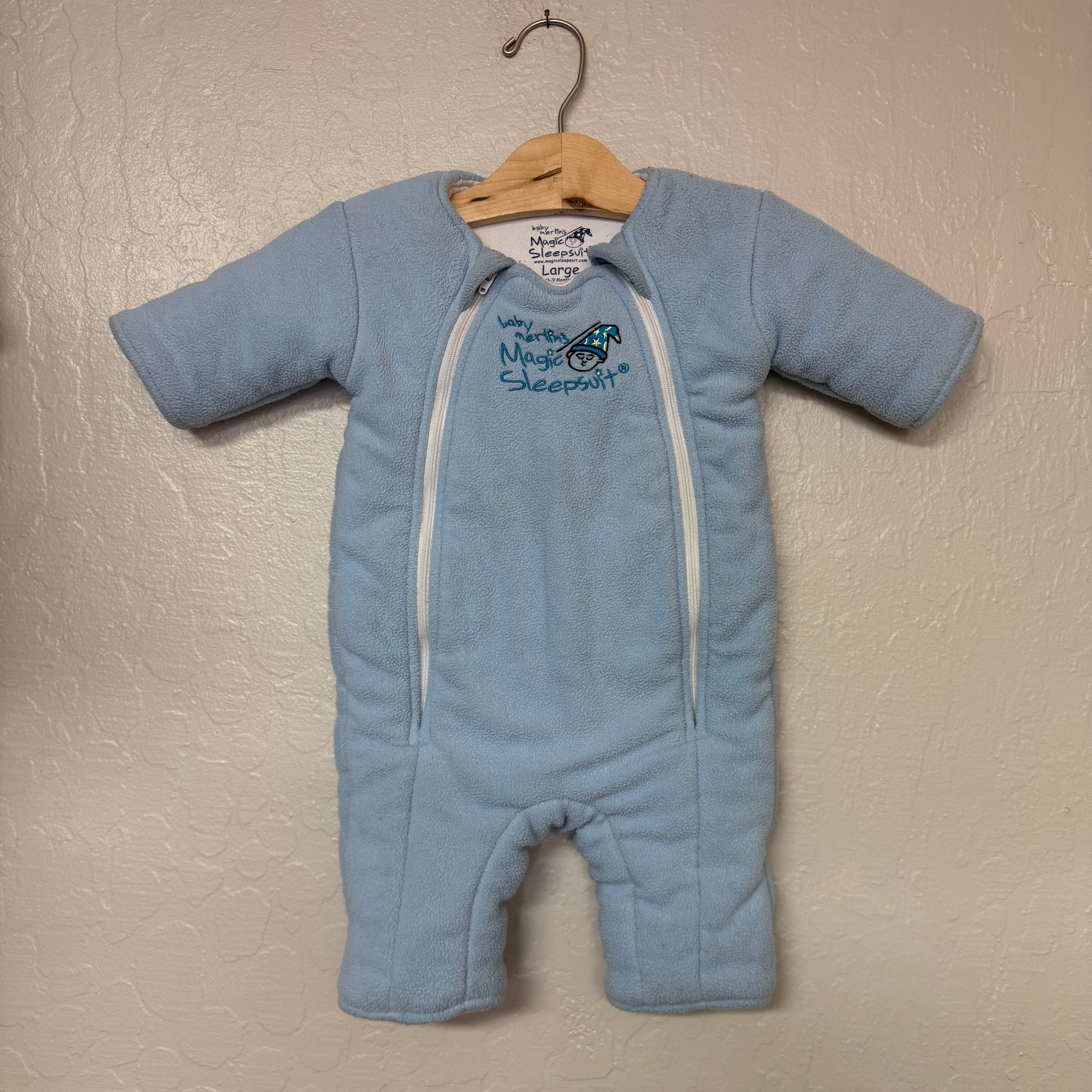 magic merlin blue sleep suit 6-9M