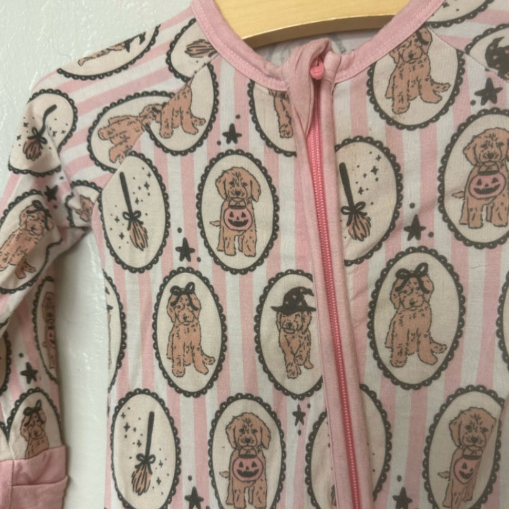 in my jammers girls' pink footie 6-9M
