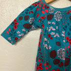 Tea Collection Blue Girls Romper 0-3M