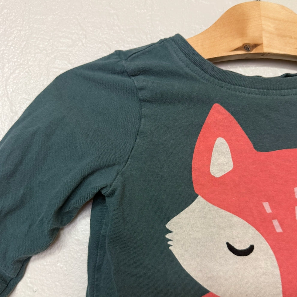 hanna andersson boys green long-sleeve 3Y