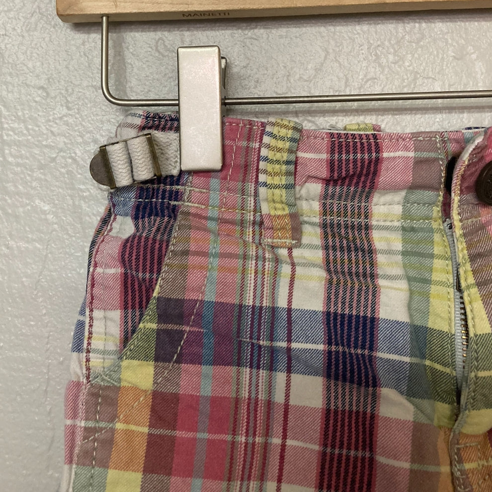 baby gap plaid boys' shorts 2Y