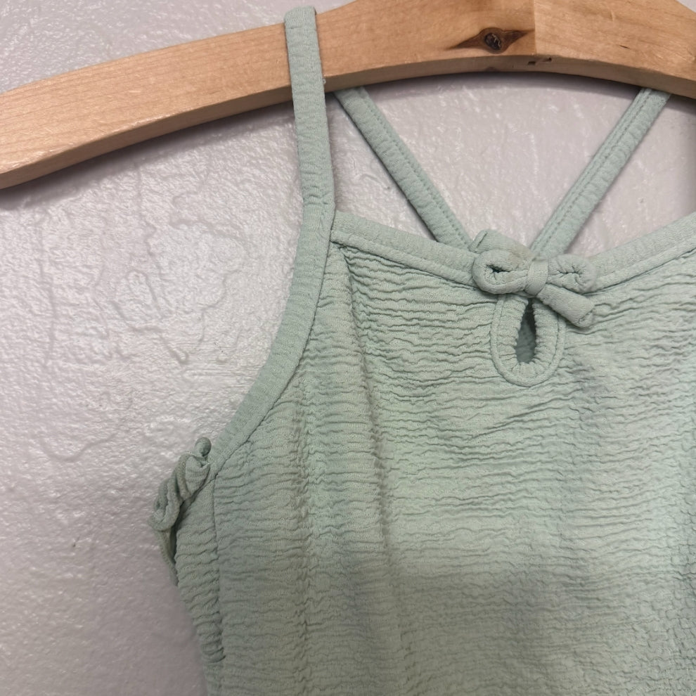 modern moments girls green swimsuit 18M
