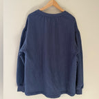 aerie blue tie sweatshirt MEDIUM