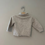 zara mohair neutral turtleneck sweater 12-18M