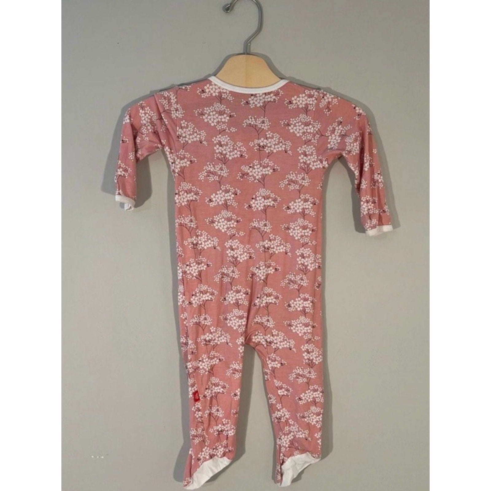 magnetic me cherry blossom footie 6-9M