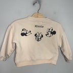zara disney minnie mouse crewneck sweatshirt 3Y 4Y