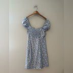 brandy melville blue floral dress