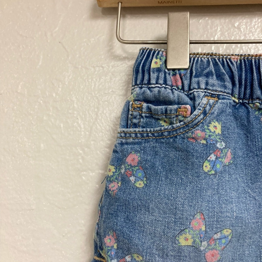 baby gap x disney minnie denim shorts 3Y