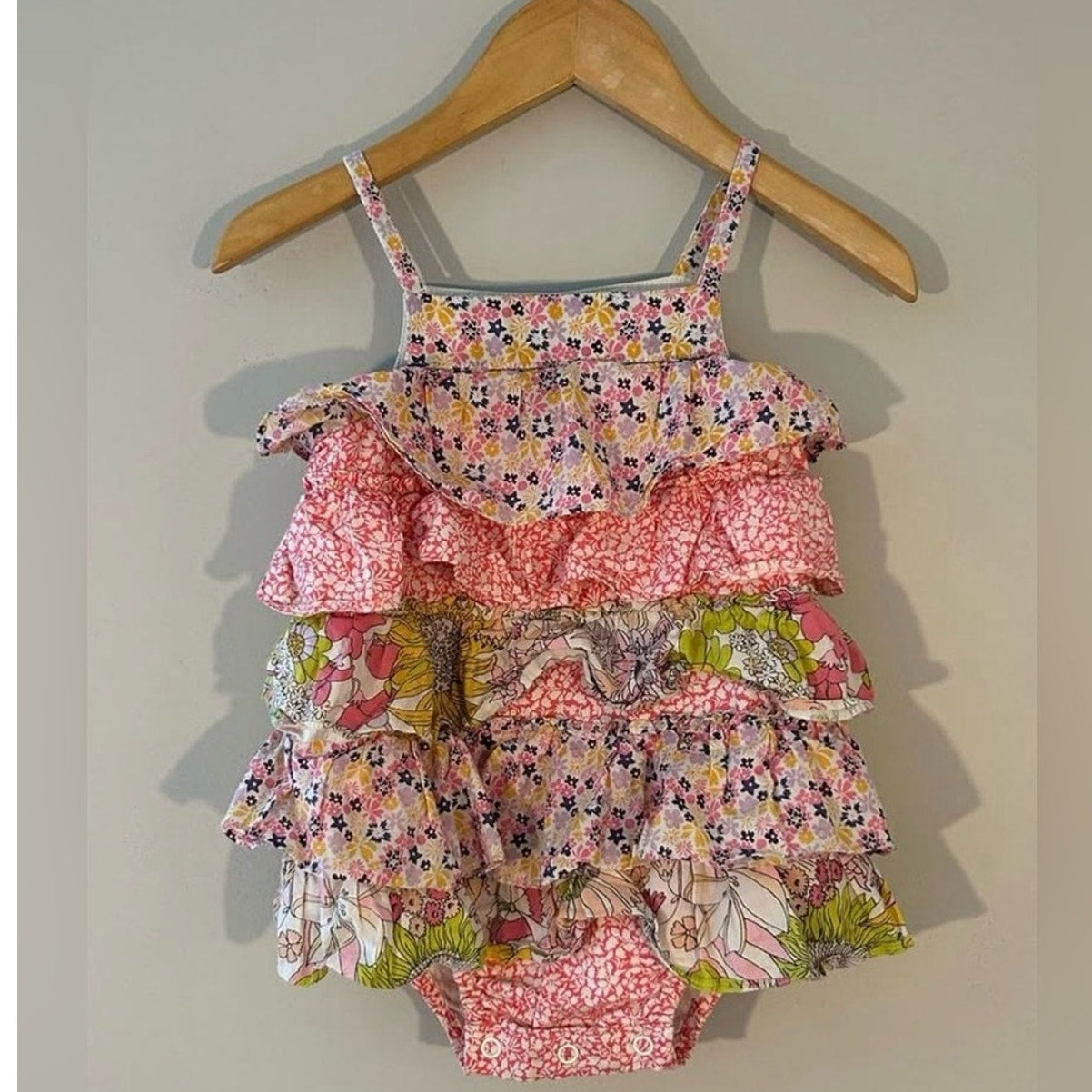 liberty of london floral romper 24M