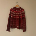 american eagle fair isle sweater XL