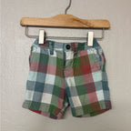 tea collection boys' plaid shorts 12-18M