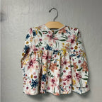 zara floral top 3-4Y NWT