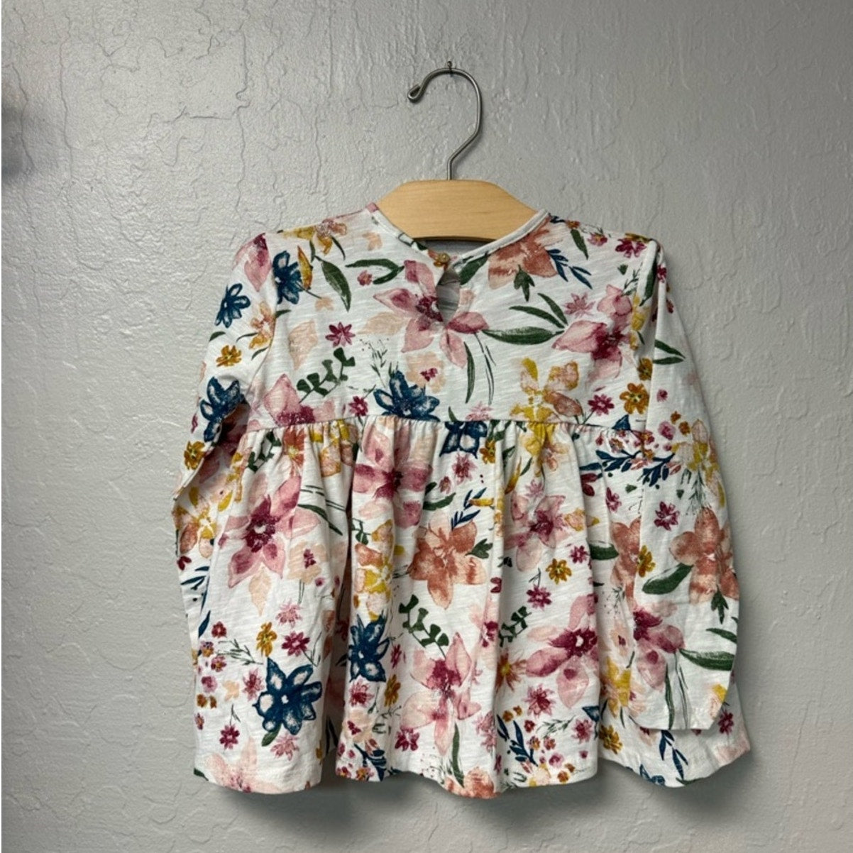 zara floral top 3-4Y NWT