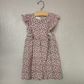 zara ruffle floral dress 6Y