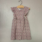 zara ruffle floral dress 6Y