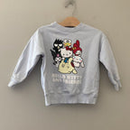 zara purple hello kitty sweatshirt 6-7Y
