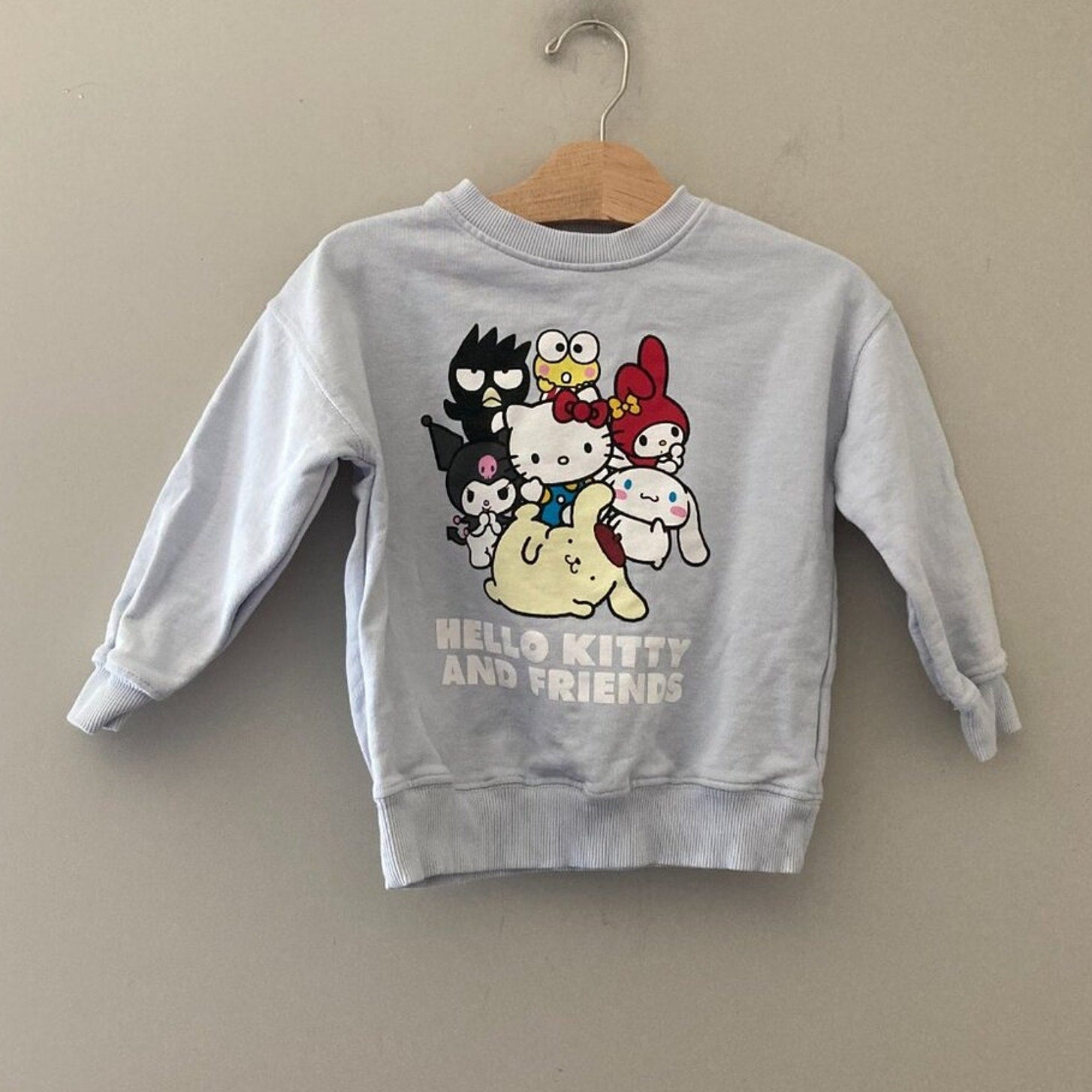 zara purple hello kitty sweatshirt 6-7Y