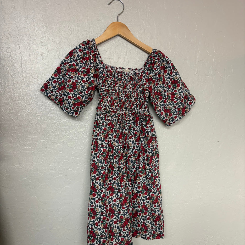 hope & henry girls' floral dress 6Y