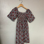 hope & henry girls' floral dress 6Y