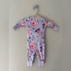 hanna andersson girls' purple nutcracker zippy 0-3M