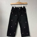 zara girls' black stars jeans 5Y