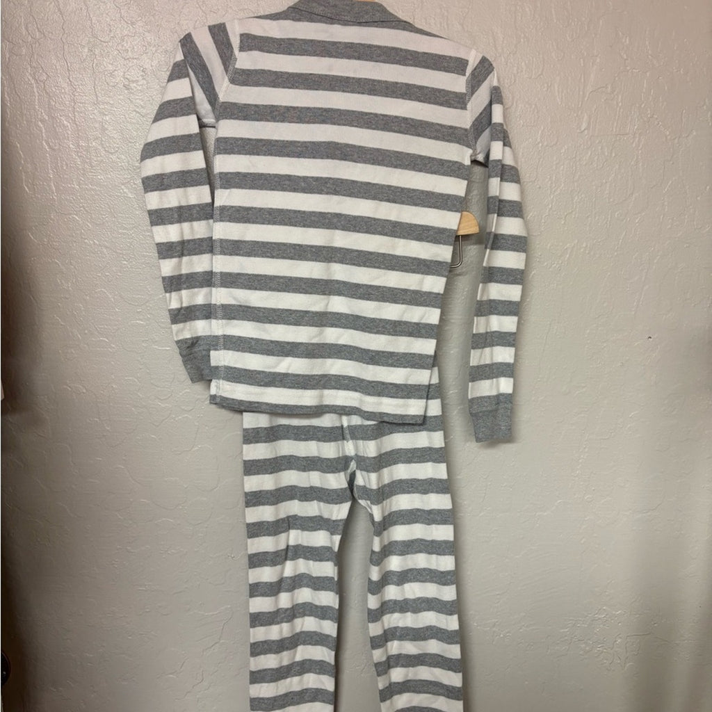 hanna andersson girls' pajama set 6-7Y