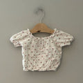 old navy floral crop top 12-18M