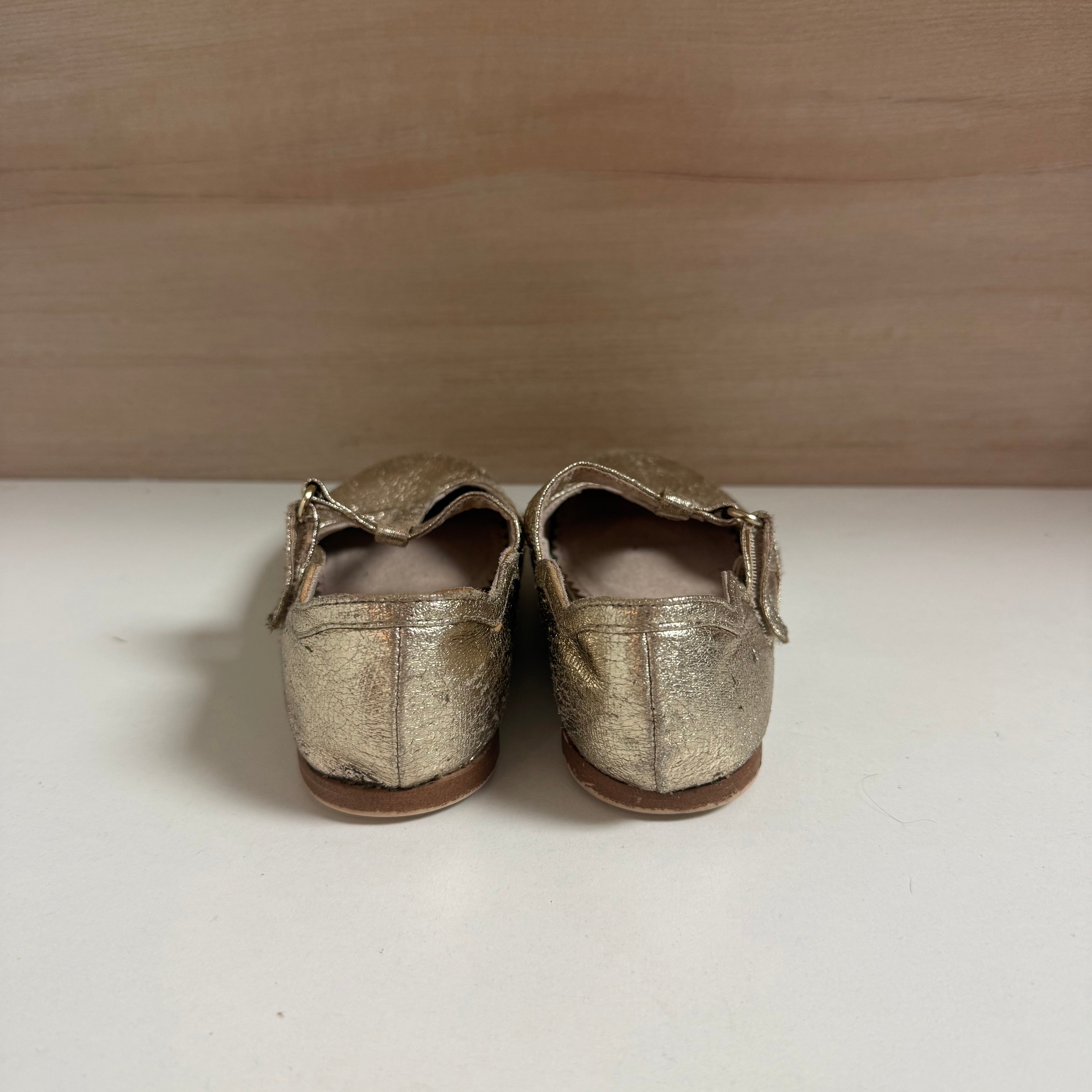 zara gold mary janes 22 euro