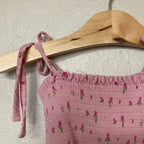 in my jammers romper twirl pink floral 12-18M