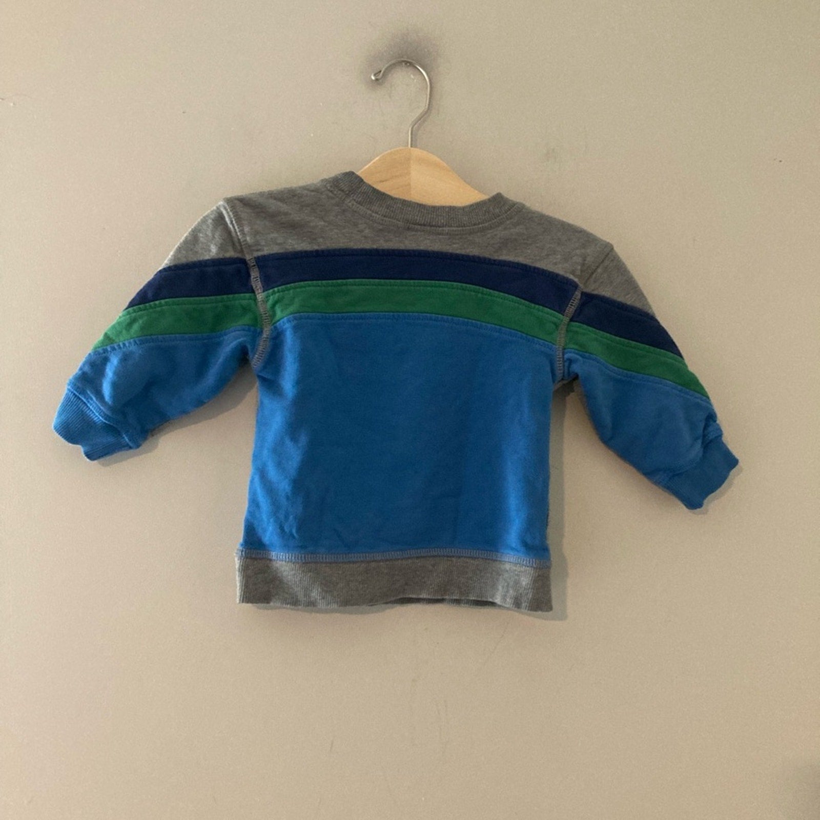 hanna andersson boys' gray sweatshirt 3Y