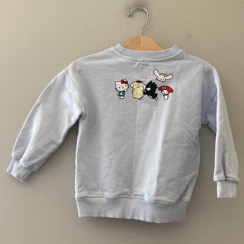 zara purple hello kitty sweatshirt 6-7Y