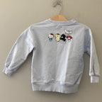 zara purple hello kitty sweatshirt 6-7Y