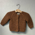 huggalugs brown cardigan 18-24M