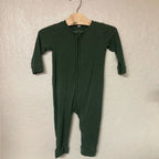 baby mori green bamboo zippy 9-12M